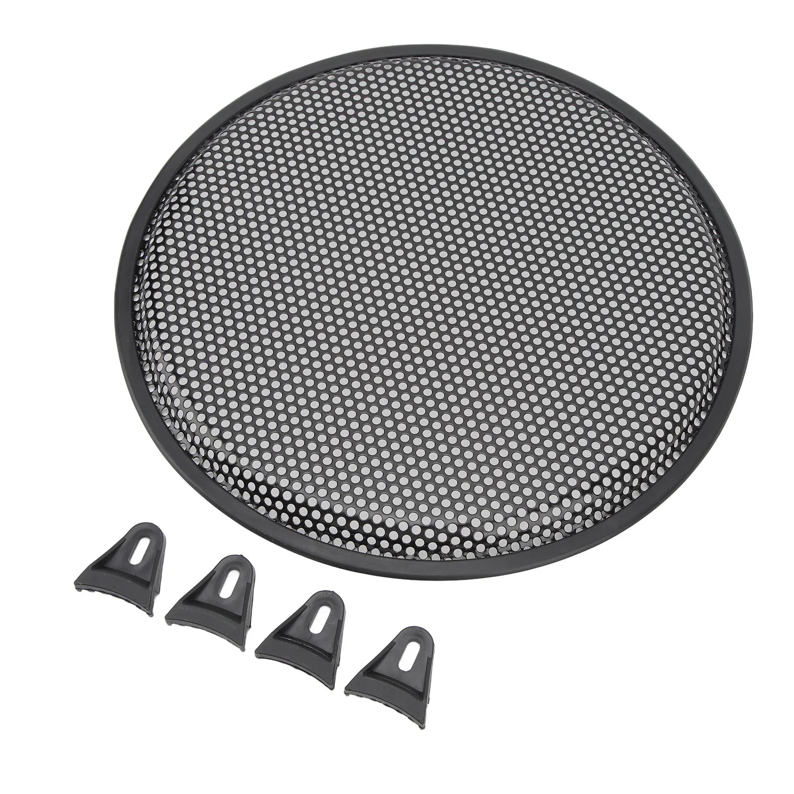 12 Inch Speaker Grill Iron Subwoofer Speaker Cover Audio Mesh Protector Guard for Car RV Speaker Protector Guard Qme