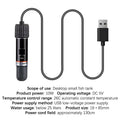 .USB Mini Aquarium Heating Rod For Small Fish Tank 26°C Constant Temperature Aquarium Heater Submersible Thermostat Heater 10W. Qme 1pc
