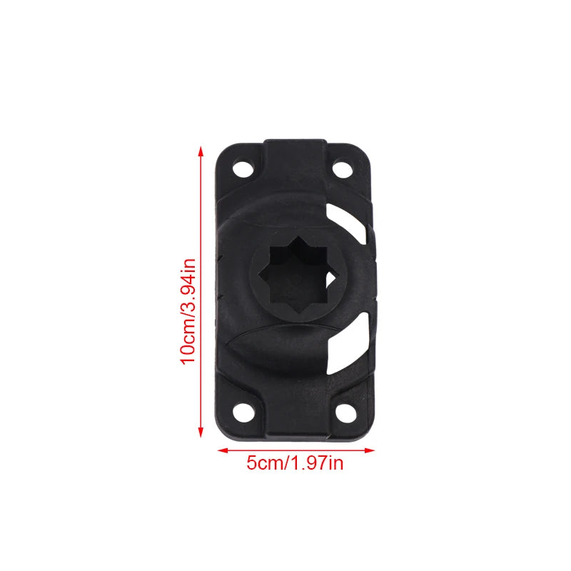 Inflatable Kayak Rod Holder 4 Screws Navigation Mount Base Boat Canoe Qme