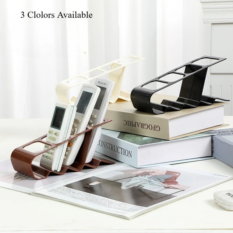 Home Storage Rack Remote Control Holder AC TV Plastic Desktop Qme
