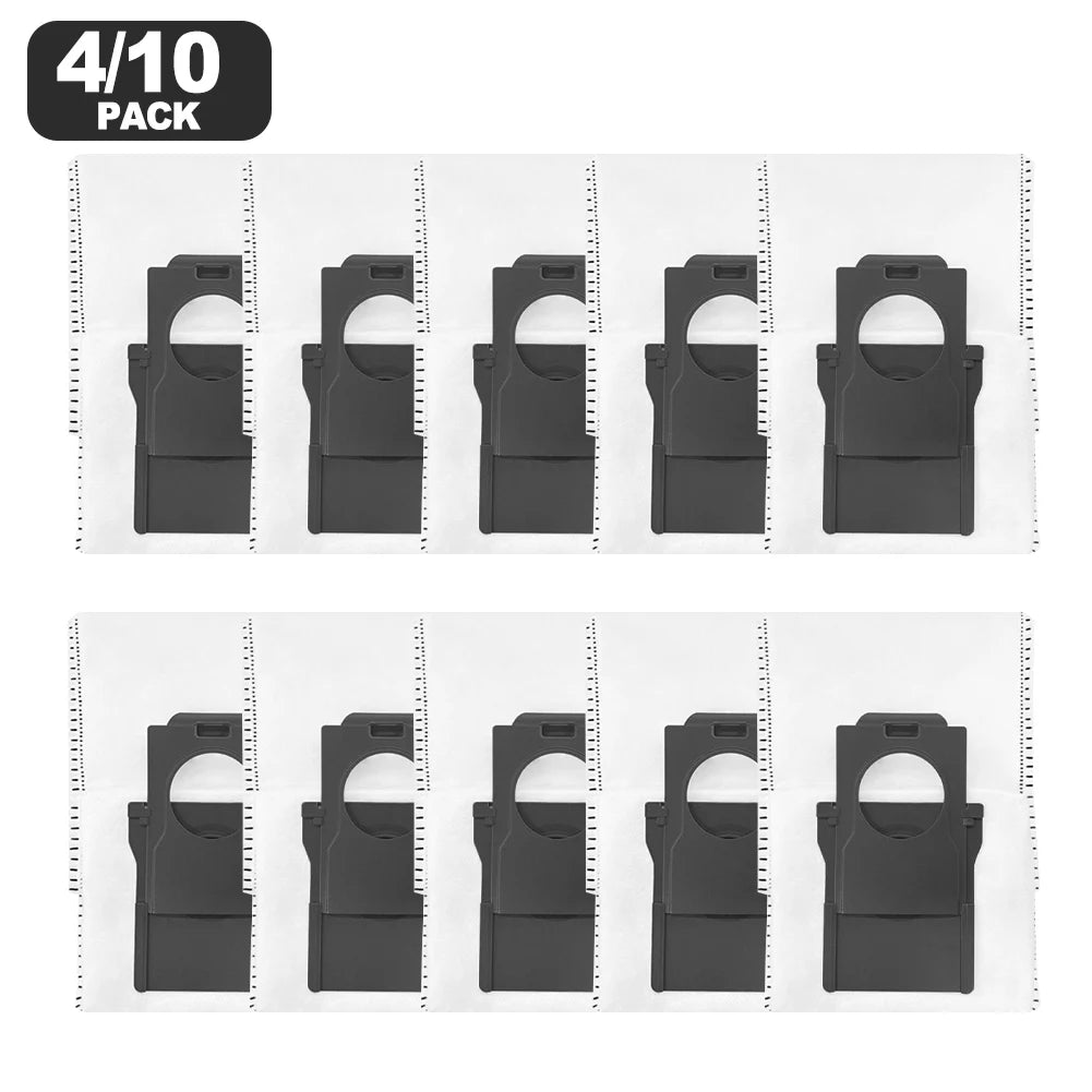 4/10 Pcs Dust Bags For MOVA Z60 Ultra Roller Complete Robot Vacuum Cleaner Mop Dirty Bags Replacement Parts Qme