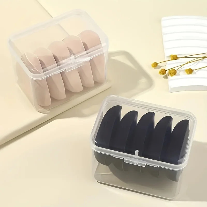 Soft Reusable Triangle Powder Puff Makeup Sponge Beauty Egg Blenders Qme