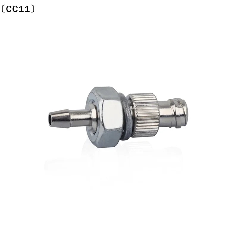 Tracheal Connector Luer Lock Adapter Fitting Dispenser Nickel Plated Qme