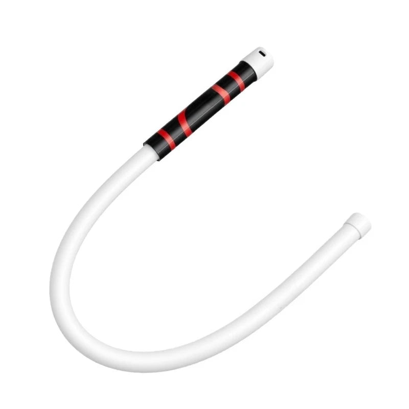 Portable Flexible LED Work Light Bendable Flashlight Outdoor Qme WHITE