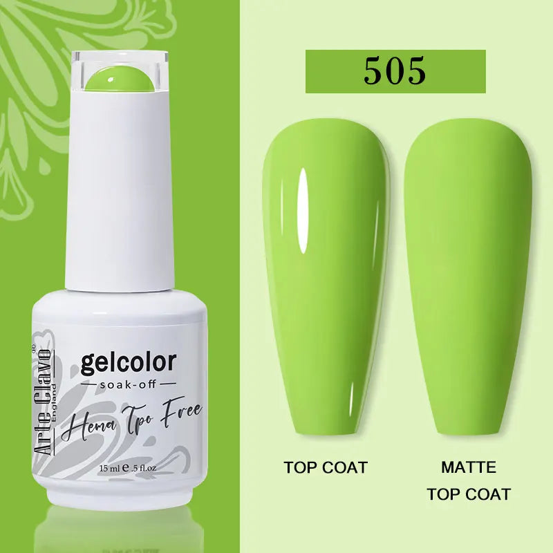 Arte Clavo Summer Nails Tip Candy Series Jelly Gel Nail Polish Blue Qme