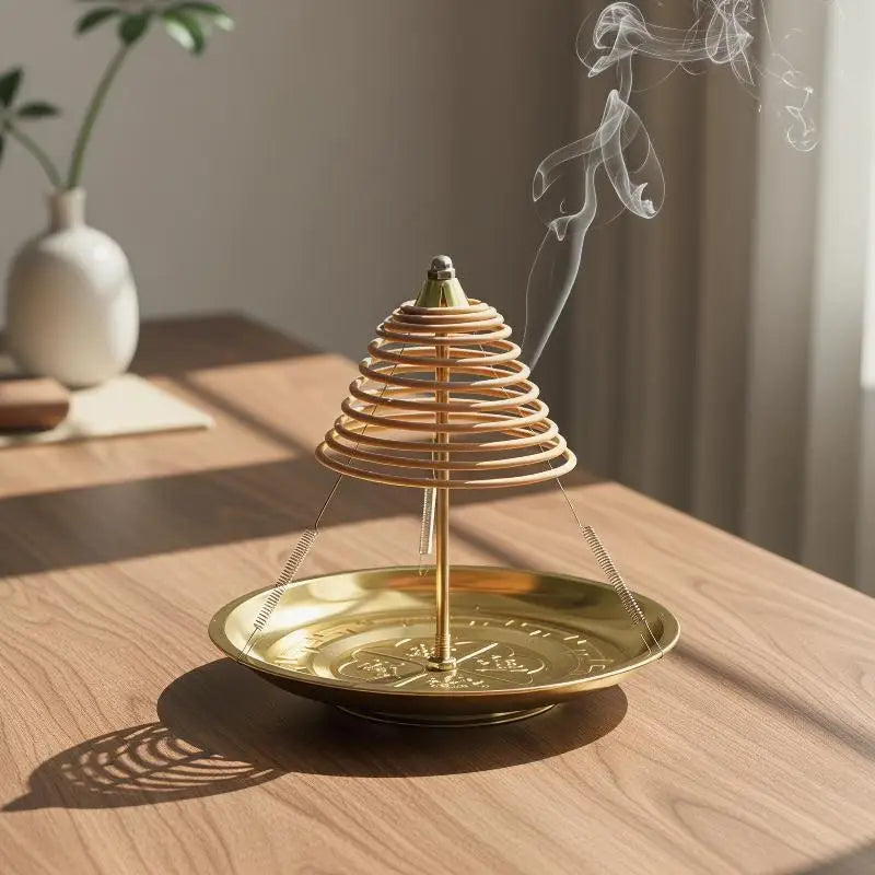 Metal Hanging Incense Burner 12 Hours Coils Iron Plate Mosquito Qme