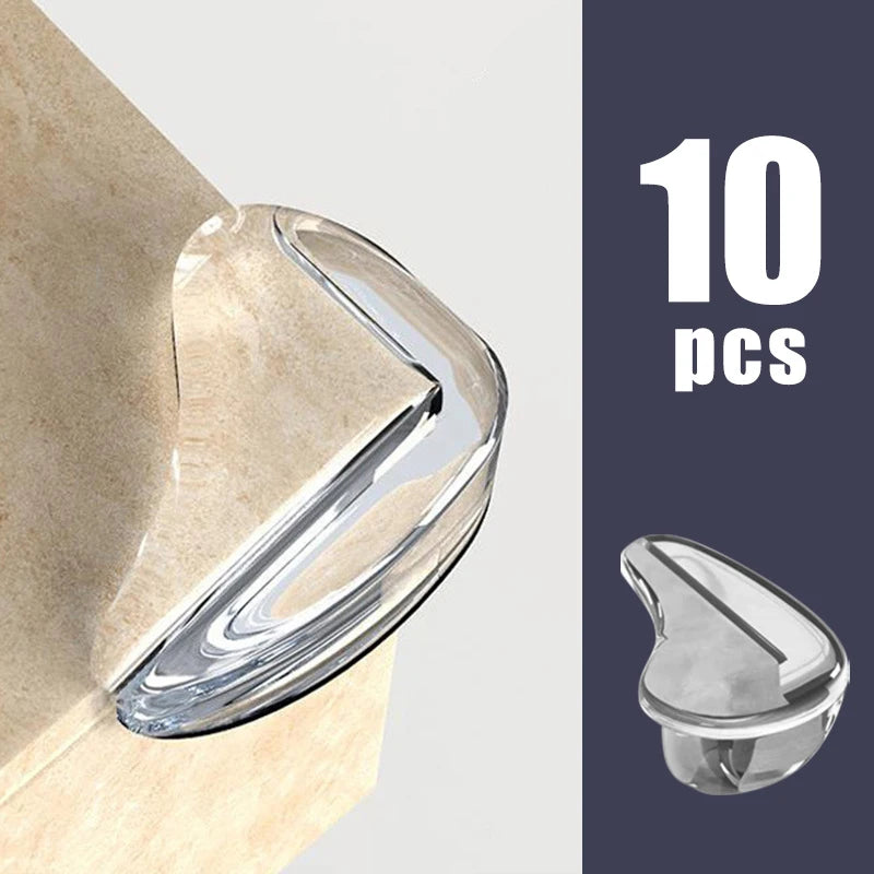 10PCS Clear Anti-collision Coffee Table Furniture Corner Protectors Children's Soft Corner Sheathing Living Room Home Decor Qme 753776765412