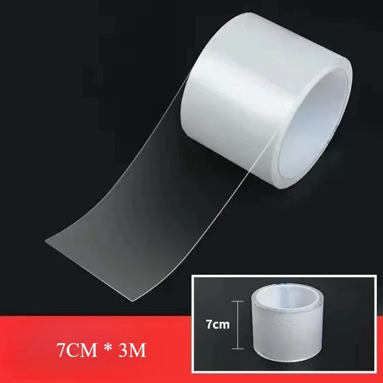 1PCS Bicycle Stickers Tape 3M 5M 7M 10M Bike Frame Protector Cycling Tape Film Invisible Scratch Resistant Riding Decoration Qme 7CMx3M-Clear