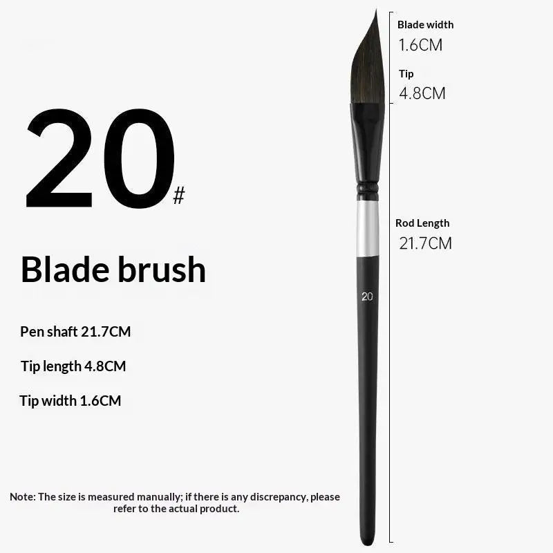 1 Hand-painted Art Drawing Brush Pull Wire Paint Gouache Nylon Hair Qme A2