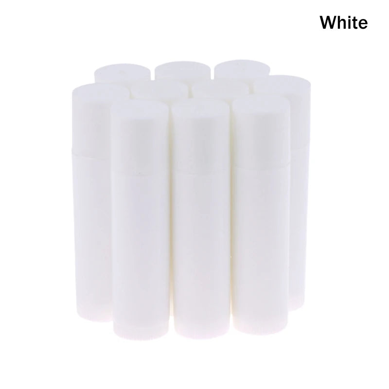 Empty Lip Gloss Tubes Sterile Refillable Containers Lipstick Balm Qme White