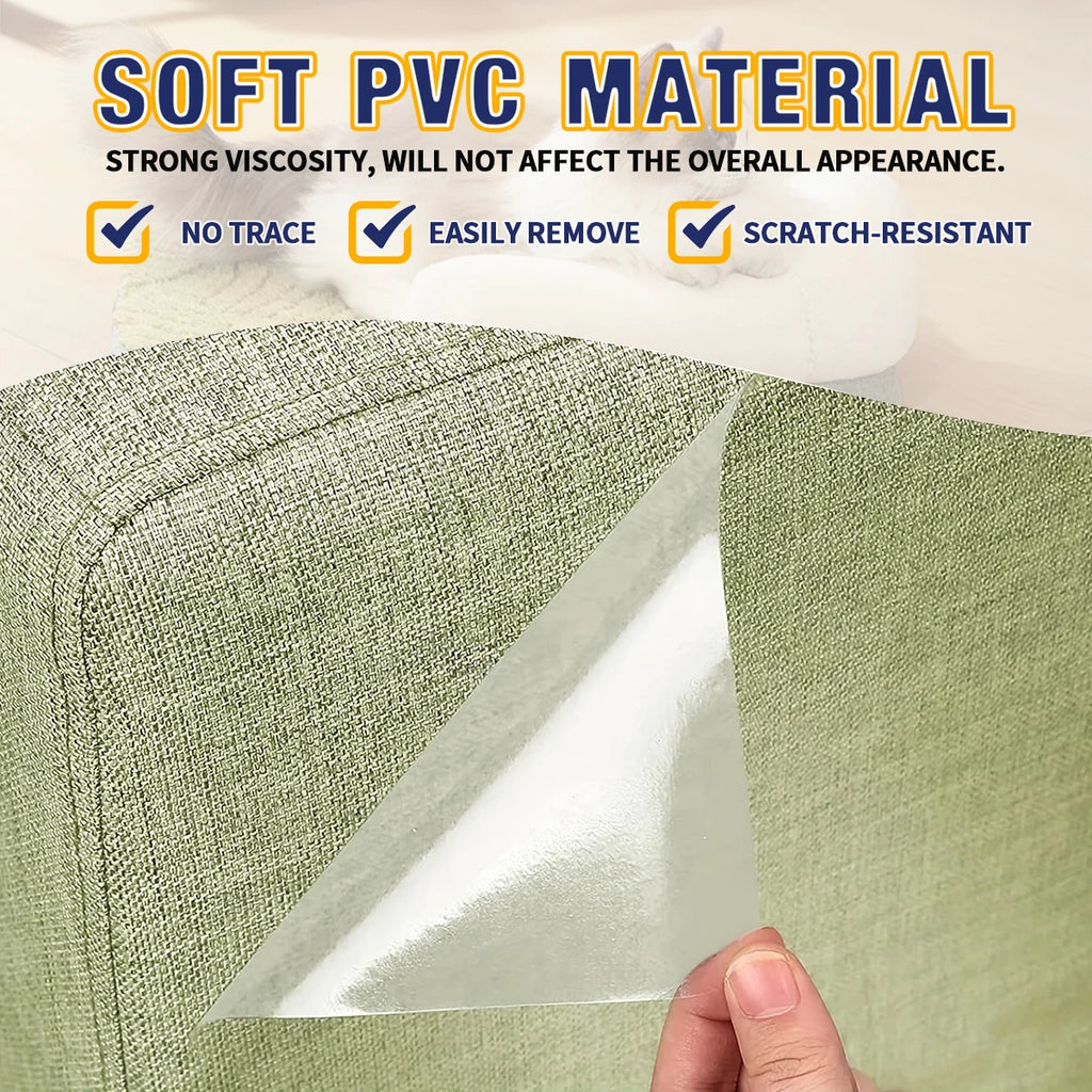 Cat Scratch Deterrent Tape Furniture Protectors From Cats Transparent Self-Adhesive Pet Training Tape for Sofa Furniture Sticker Qme