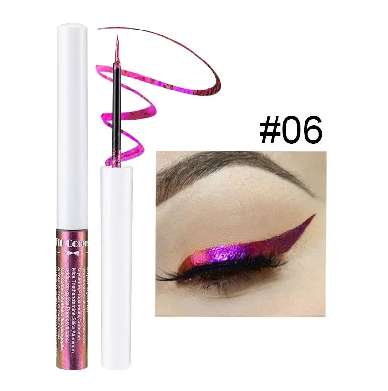 1pc Chameleon Liquid Eyeshadows Shiny Longlasting Eye Shadow Duochrome Eyeshadow Fashion High Quality Make Up Art Women Cosmetic Qme C6