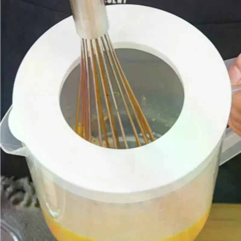2.5L Large Capacity Baking Measuring Cup Scale Kitchen Mixing Bowl With Lid Transparent Plastic Mixing Cup For Home Tools Qme