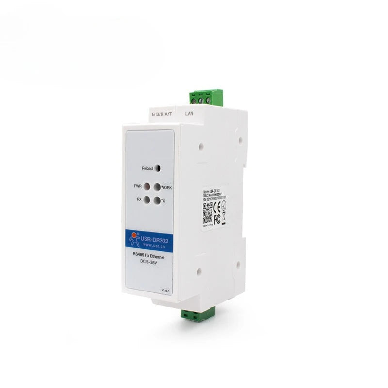 Serial Port RS232 To Ethernet Converter Server IOT Device USR-DR301 Support Modbus Qme 302