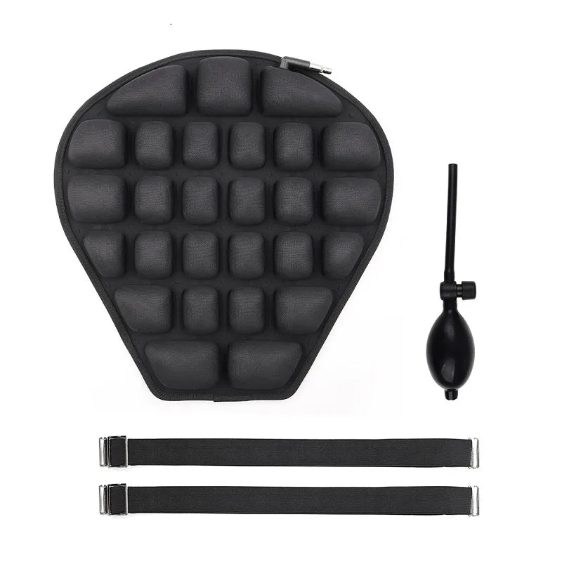 Waterproof Breathable TPU Airbag Seat Cover Motorcycle Scooter Qme black