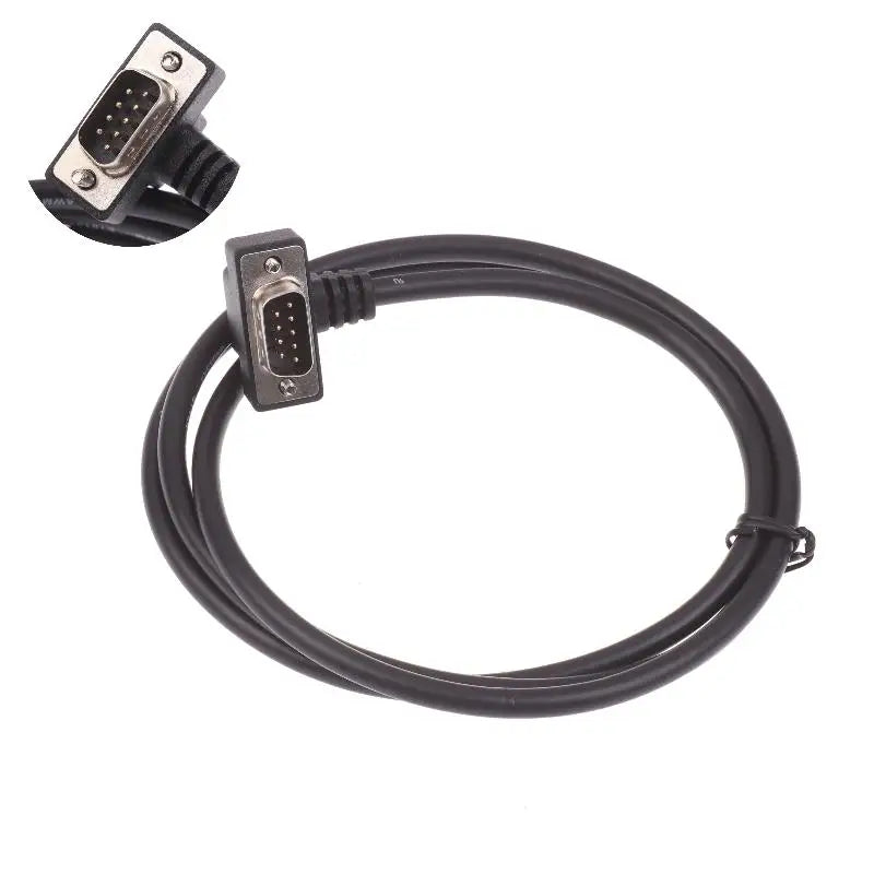 RS232 Serial Cable DB9 9 Pin D Sub Up Down Angle CNC Router Data Qme A2
