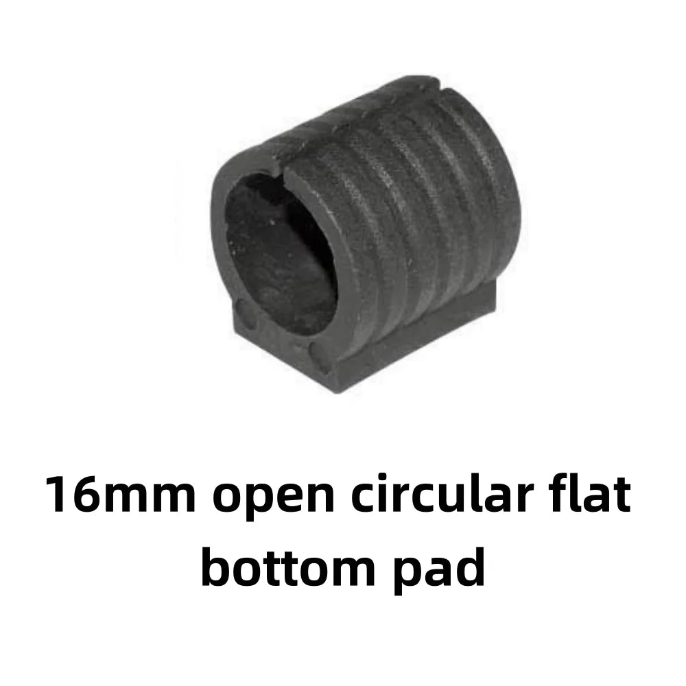 10/24PCS Plastic Opening U-shaped Foot Pad Cushion Table and Chair Furniture Anti Slip and Wear-resistant Foot Protection Cover Qme 16mm-Flat bottomed 10pcs