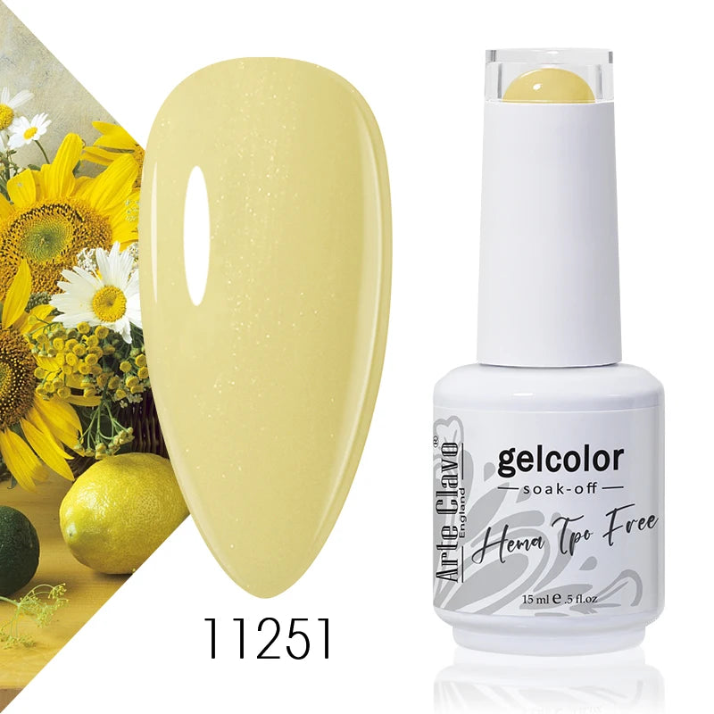 Arte Clavo Gel Nail Polish HEMA TPO Gorgeous Soak Off UV LED Semi Qme
