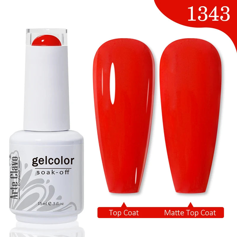 Arte Clavo Gel Nail Polishes Pink Nude Hybrid Lak Manicure
