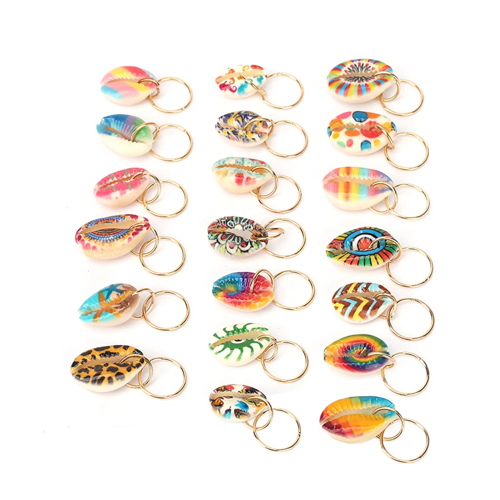Shell Dreadlocks DIY Cute Exqusite Hair Braiding Pendant Clips Hair Accessories Decoration Shell Dreadlocks Pendant Qme