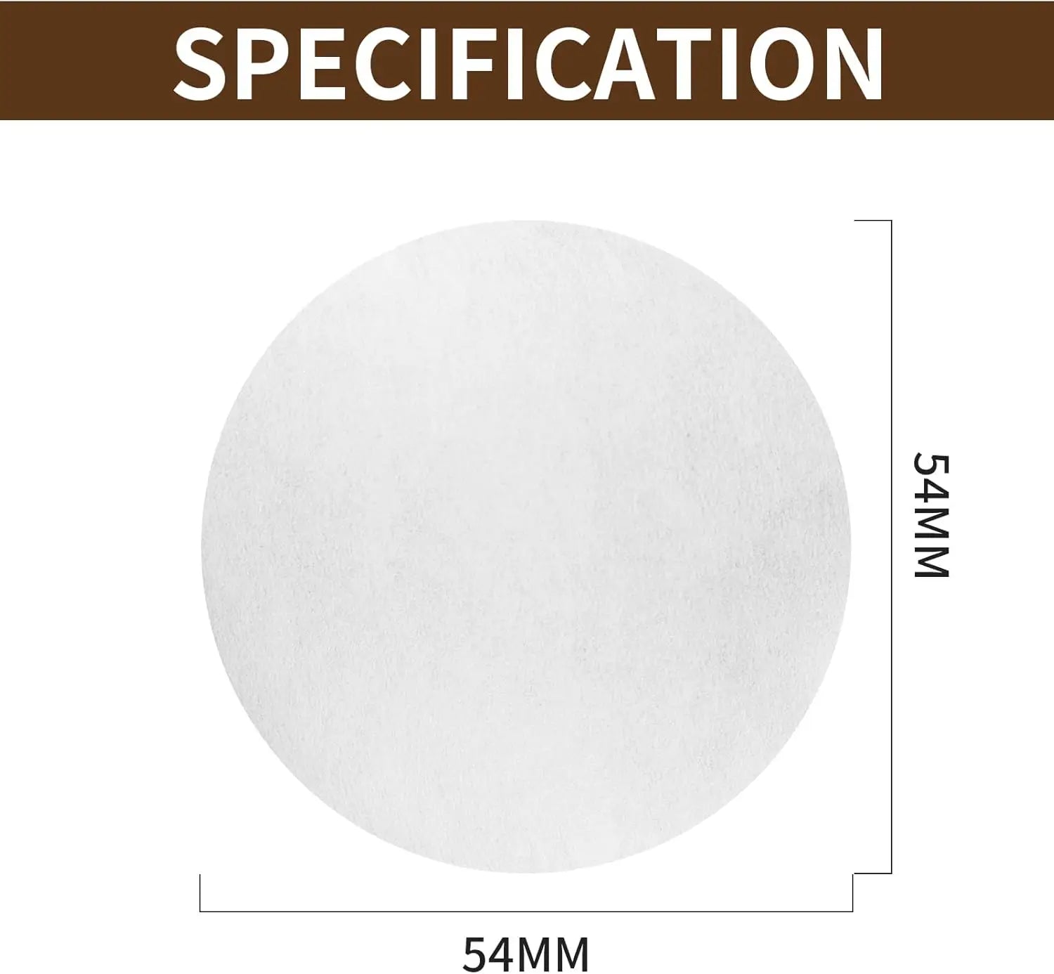 Coffee Paper Filter Unbleached Espresso Puck Screen Portafilter Qme