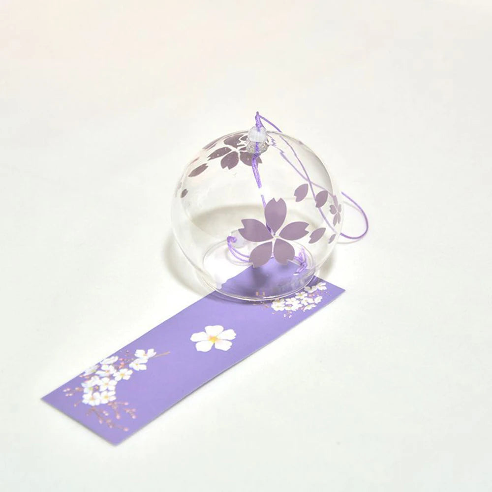 Garden Wind Bell Japan Wind Chimes Handmade Glass Furin Spa Kitchen Office Decor japanese room decor For Home Decoration Party Qme JX0017D-2