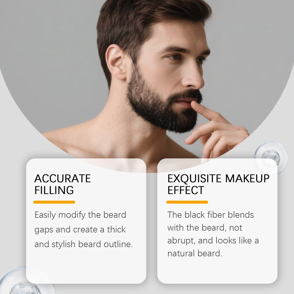 Instant Beard Filler Pen With Brush Comb Disposable Waterproof Moustache Beard Coloring Pen Filling Enhancer Hair Beard Stuffing Qme