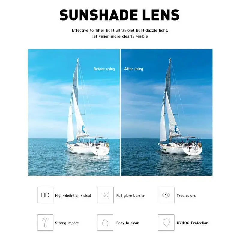 Sunvisor Sunglasses For Women Hat Brim Sunglasses Sun Protection Comfortable And Detachable Cycling Glasses Stable And Funny Qme