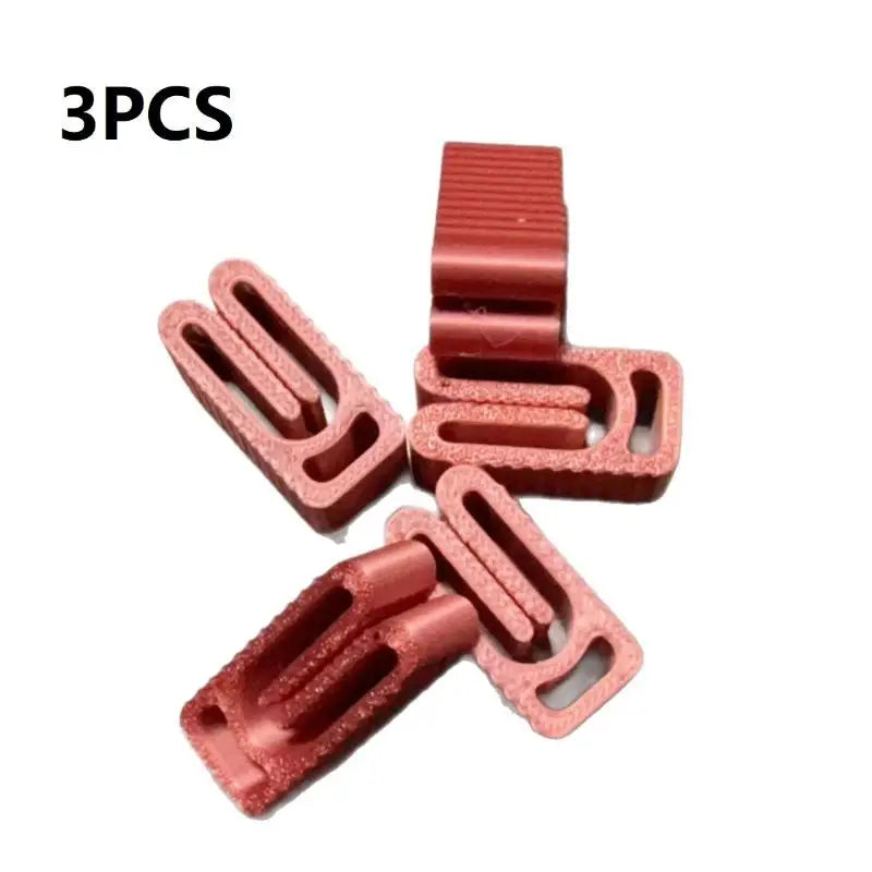 Colorful Snack Bag Clips Portable Multifunctional Food Sealing Qme Red