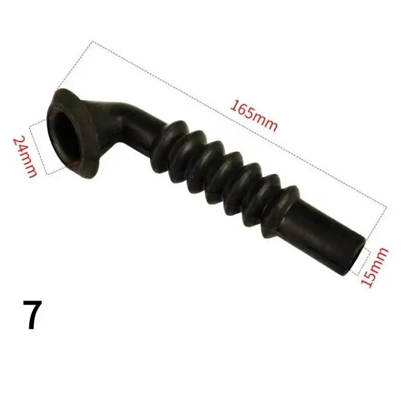 For Washing Machine Inner Drain Pipe Outlet Pipe Black With Extra Lining Flexible Rubber Hose Internal Connection Hose Qme A7