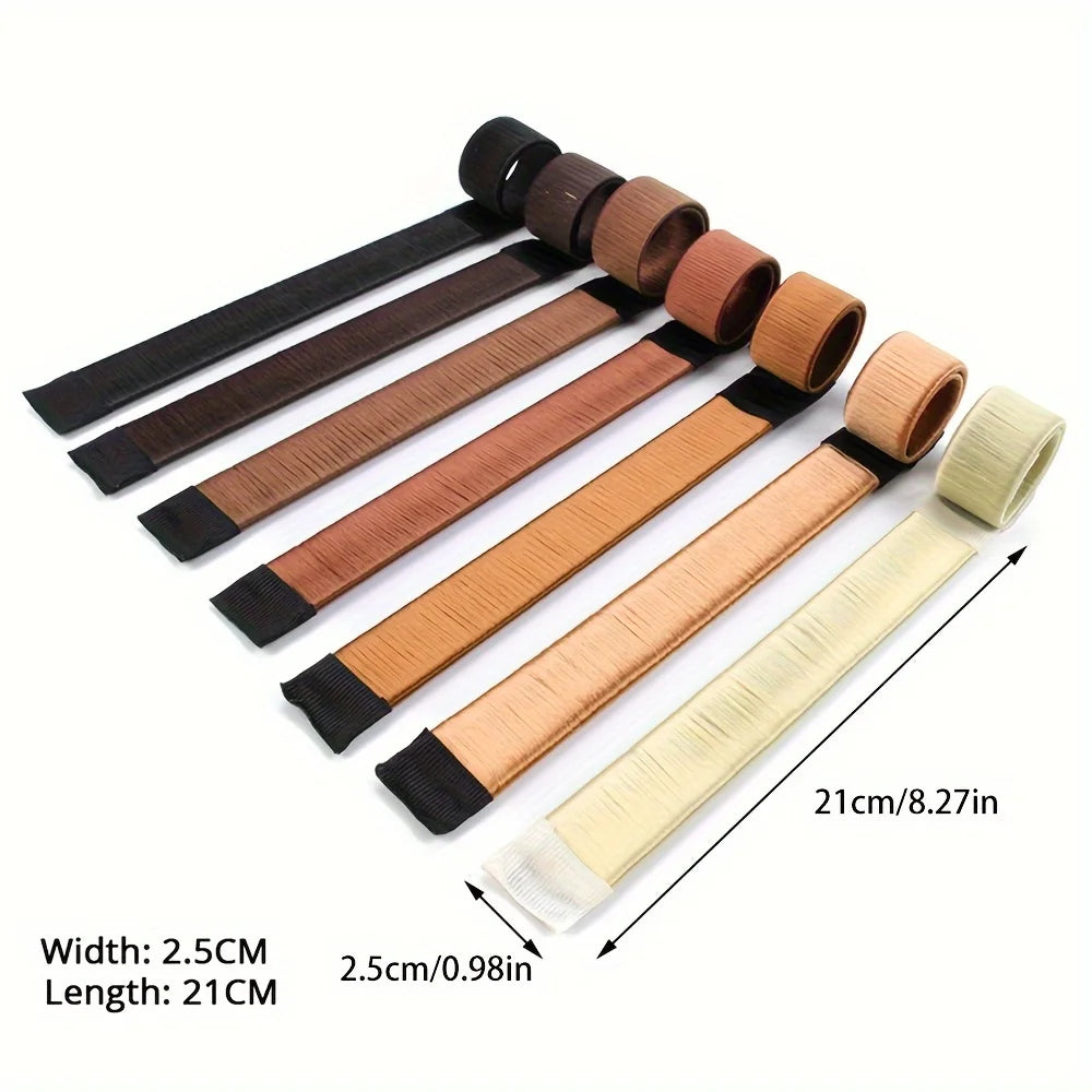 Straight card snap ring curling iron，Magic Hair Bun Maker, French Twist Hair Styling Tool, Lazy Hair Accessories for Women Qme