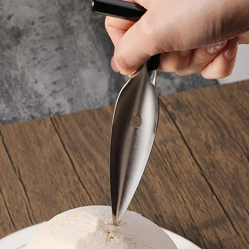 Stainless Steel Coconut Opener Tool T Shaped Puncher Coconuts Easy Qme