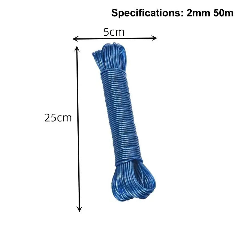 Portable Clothesline 10 20 30 50M Garden Camping Travel Clothes Qme D3