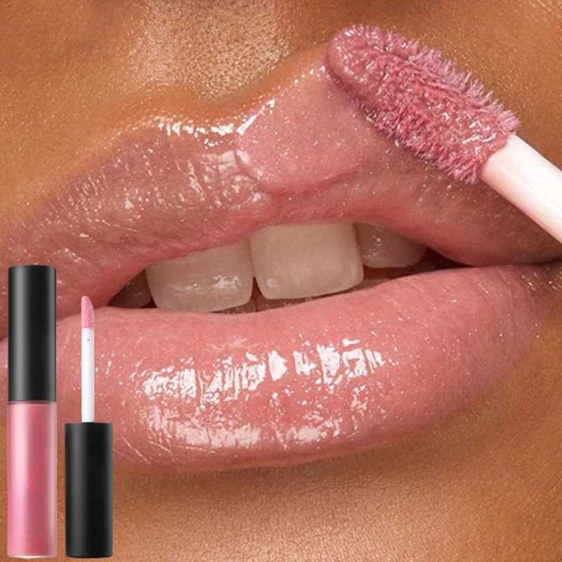 Waterproof Mirror Pearlescent Lip Gloss Long Lasting Moisturizing Qme