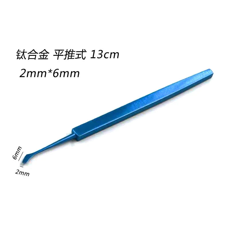 Ophthalmic Surgical Instrument Titanium Corneal Epithelium Spatula Qme indigo