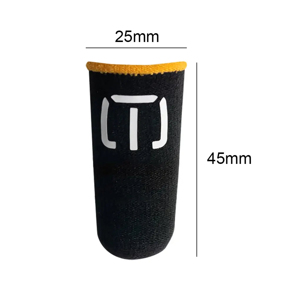 1Pair Touch Screen Shoot Aim Finger Cot Finger Glove Fingertips Cot Breathable Gaming Touchscreen Finger Cover for Mobile Gaming Qme