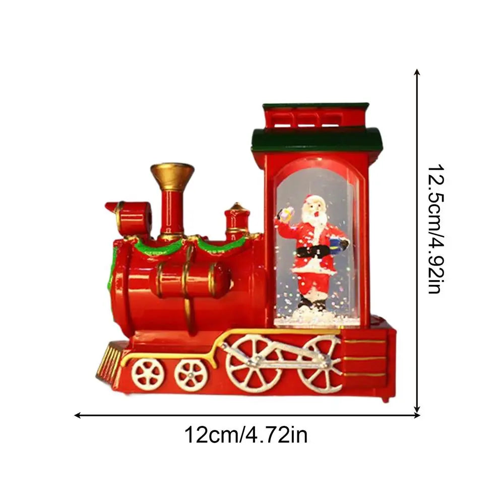 Christmas Snow Globe Lantern Vintage Train Lights Decorative Lanterns Qme 01 China Mainland