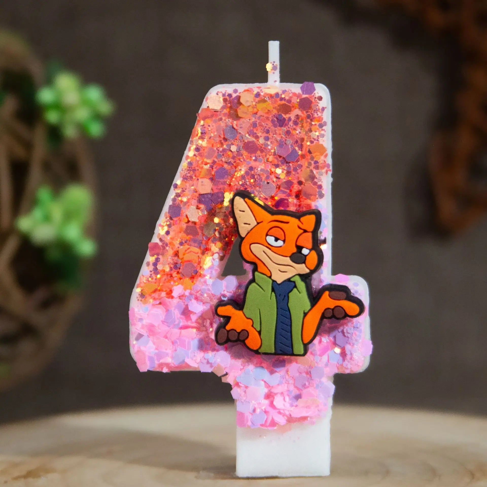 Nick's Birthday Candles Number 0-9 Cake Decorations Candle Student's Qme 4
