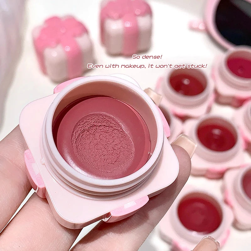 Gege Bear Velvet Matte Lip Cheek Balm Versatile Two-in-one Multi-use Qme