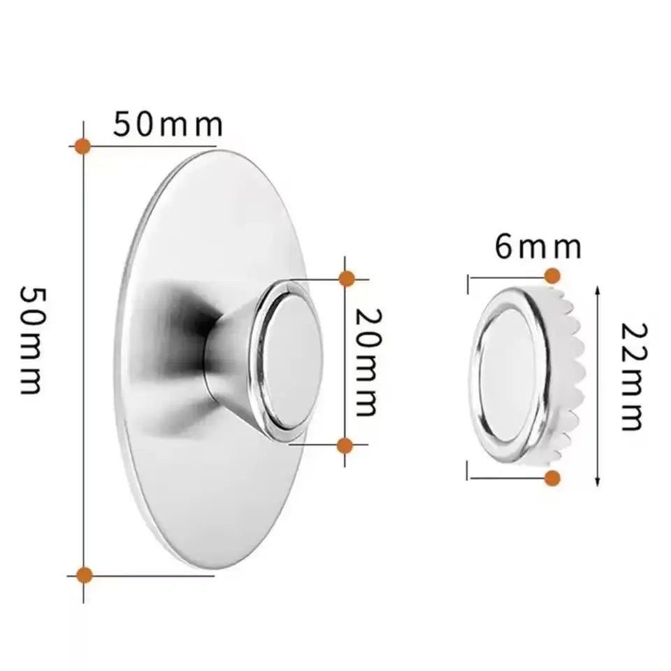 Perforation-free Wall Mounted Magnet Bathroom Magnetic Soap Holder Universal Soap Storage Rack Bathroom Soap Holder supplies Qme