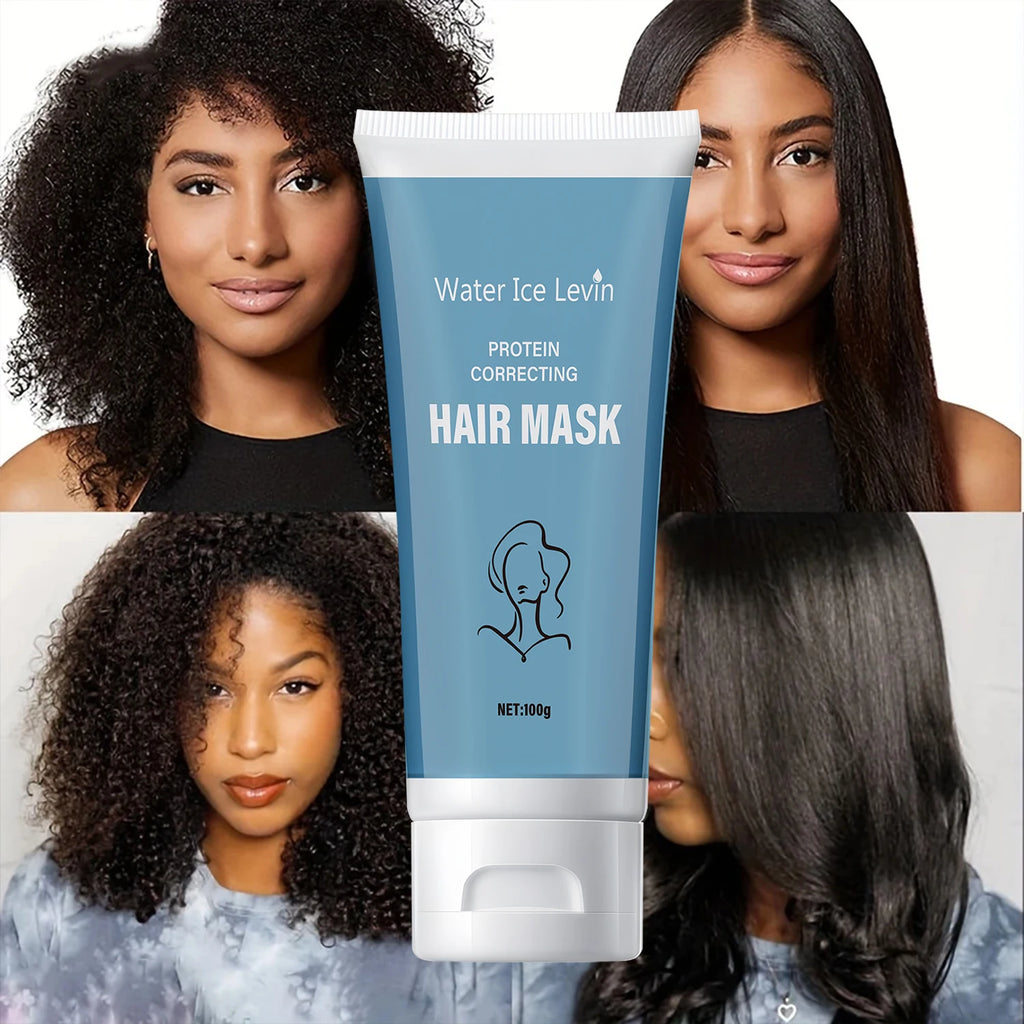 Keratin Hair Mask, Moisturizes and Nourishes Hair, Smoothes Straight Hair, Softens Damaged and Frizzy Hair, Makes Hair Moisturized and Smooth, Suitable for All Hair Types Qme