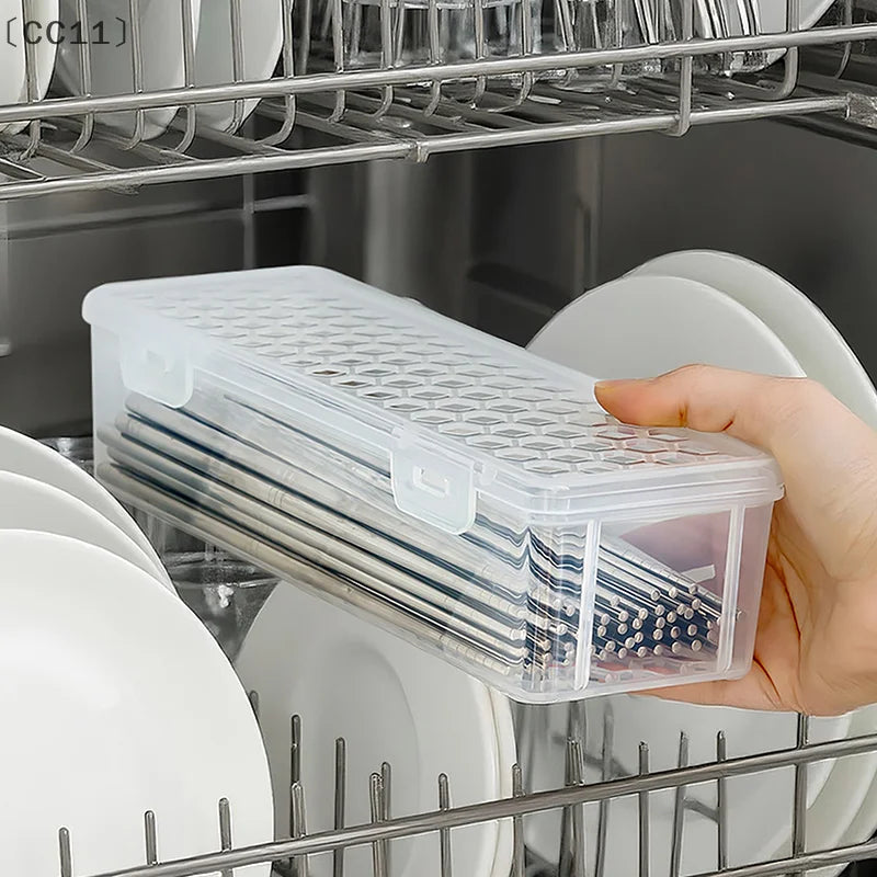CC11Dishwasher Tableware Cleaning Box Chopstick Cage Plastic Qme