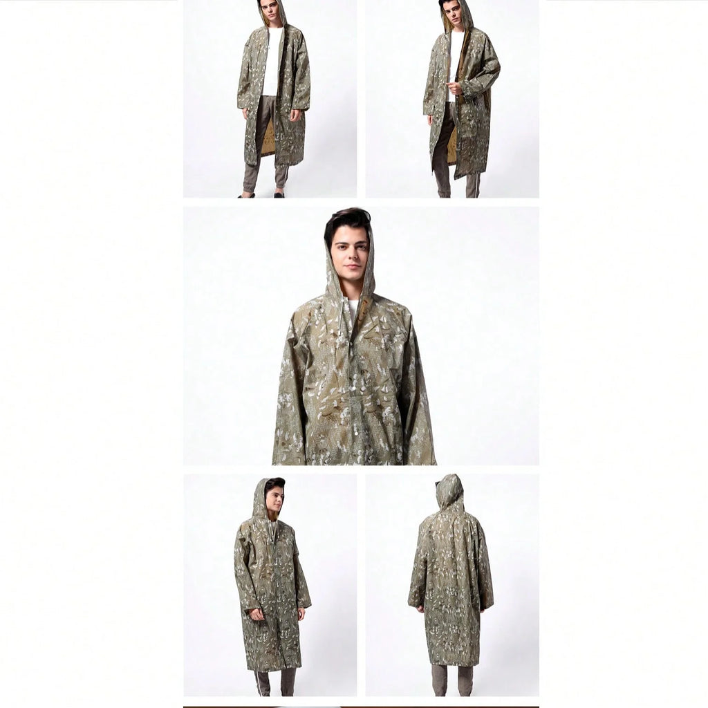 EVA Stylish Leopard Print Rainwear Compact All-season Poncho Qme