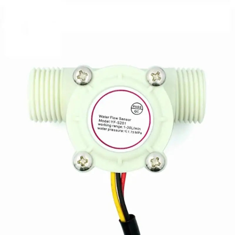 1Pcs DC 5-18V Flowmeter Hall Flow Sensor Water Control Liquid Flow Sensor Switch 1-30L/min 1.75MPa 12V Water Flow Sensor Qme A2