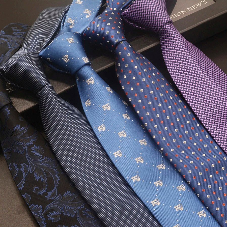 IHGSNMB Men Tie Fashion Classic Business Necktie Mens Casual Ties Qme