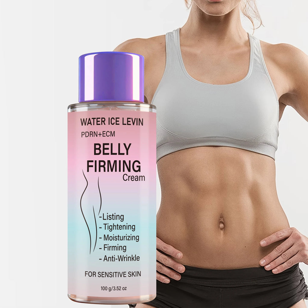 Sensitive Skin Abdominal Tightening Cream with PDRN ECM, Collagen Moisturizing Anti-Wrinkle Belly Lotion Qme