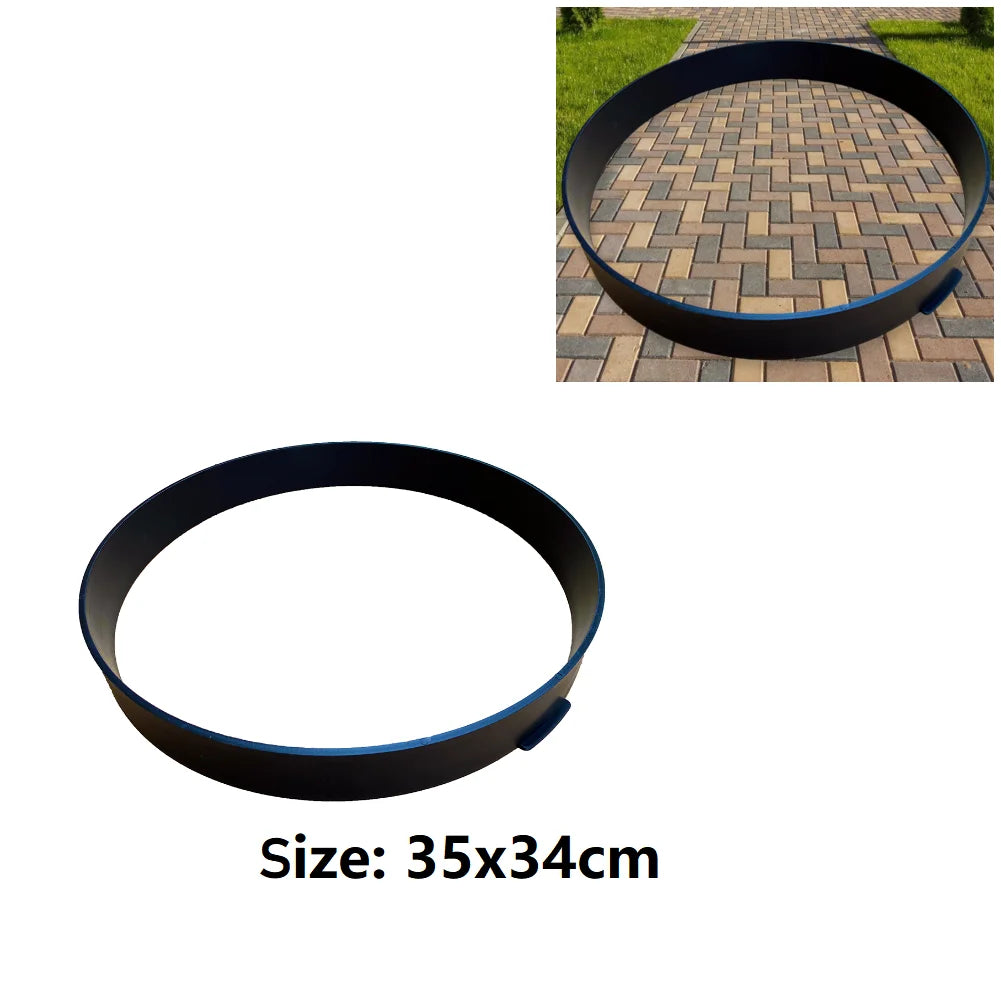 DIY Path Maker Paver Molds Stone Brick Concrete Mold Concrete Cement Walk Garden Path Paving Paver Reusable Patio Mold Maker Qme C