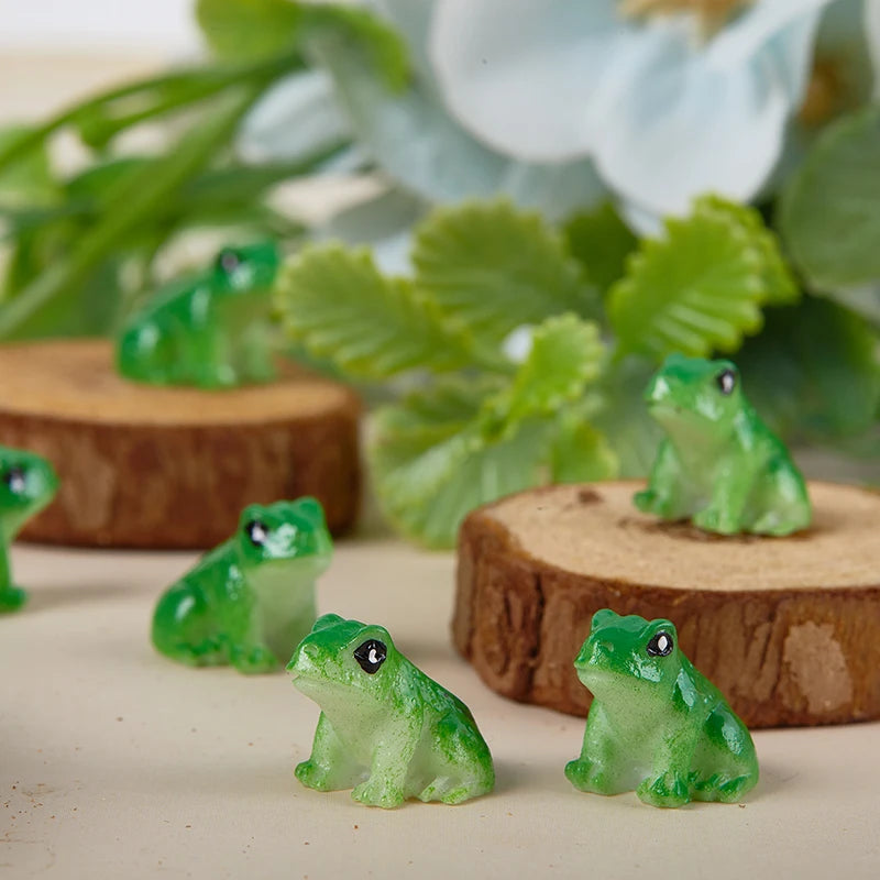 5 Resin Crafts Home Decoration Accessories Party Decoratio Mini Frog Qme