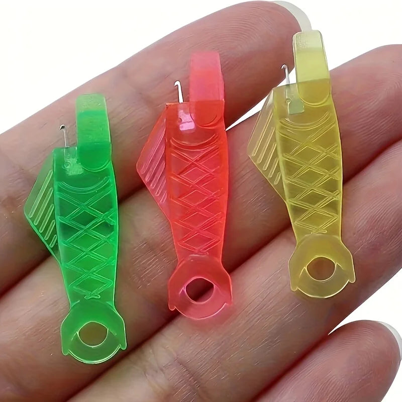 10Pcs Convenient Sewing Machine Needle Threader - Durable Quick Hand Sewing Tool for Embroidery and Crafts, Mixed Colors Qme 10pcs color mixing