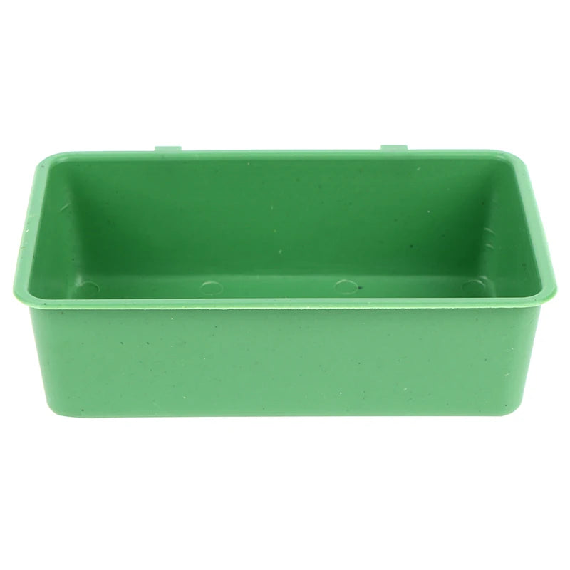 Small Plastic Bird Bath Tub Parrot Shower Bathtub Bird Food Bowl for Feeders. Qme